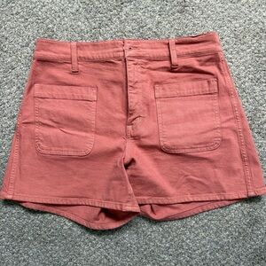Madewell Salmon Pink Shorts sz 30